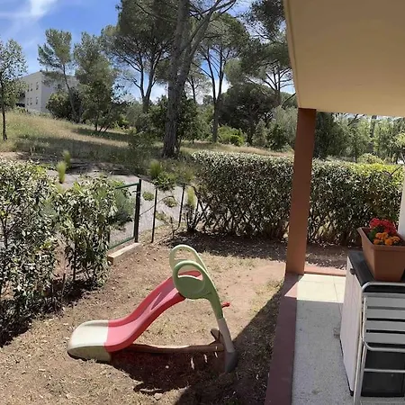 T3 Rez De Jardin, Piscine Apartment *